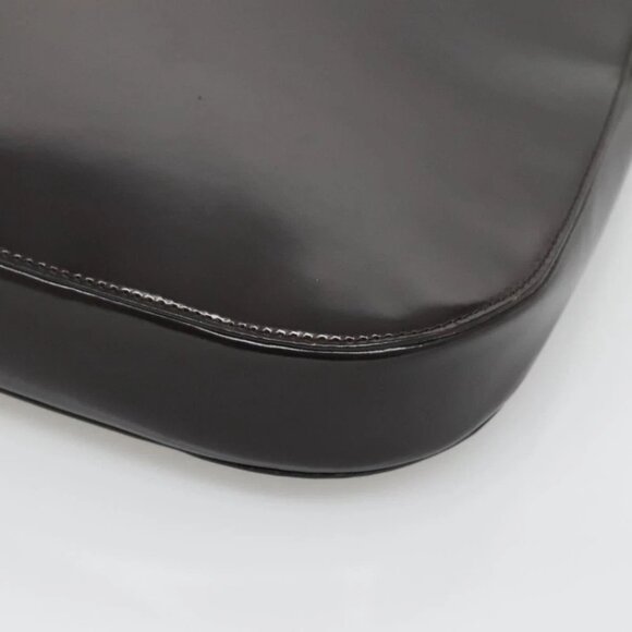 GUCCI Shoulder Bag Patent leather Brown Silver 001 3166 Auth ep8849 - Picture 11 of 14